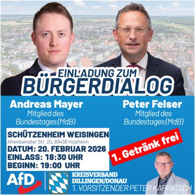 Einladung zum Bürgerdialog