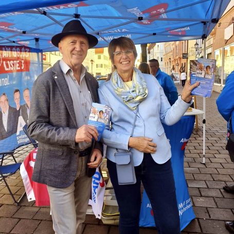 Infostand in Dillingen